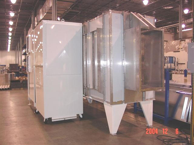 Chicago Industrial Semi Downdraft Paint Booths